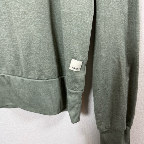 Vuori Women’s Daydream Crew Long Sleeve in Marsh Heather Green Size L - Picture 8 of 8